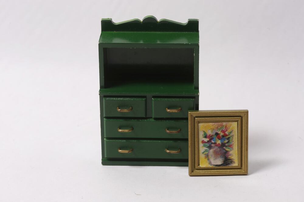 Sylvanian Families Green Welsh Dresser Toy Dollhouse Furniture ~ 260812-WH 946